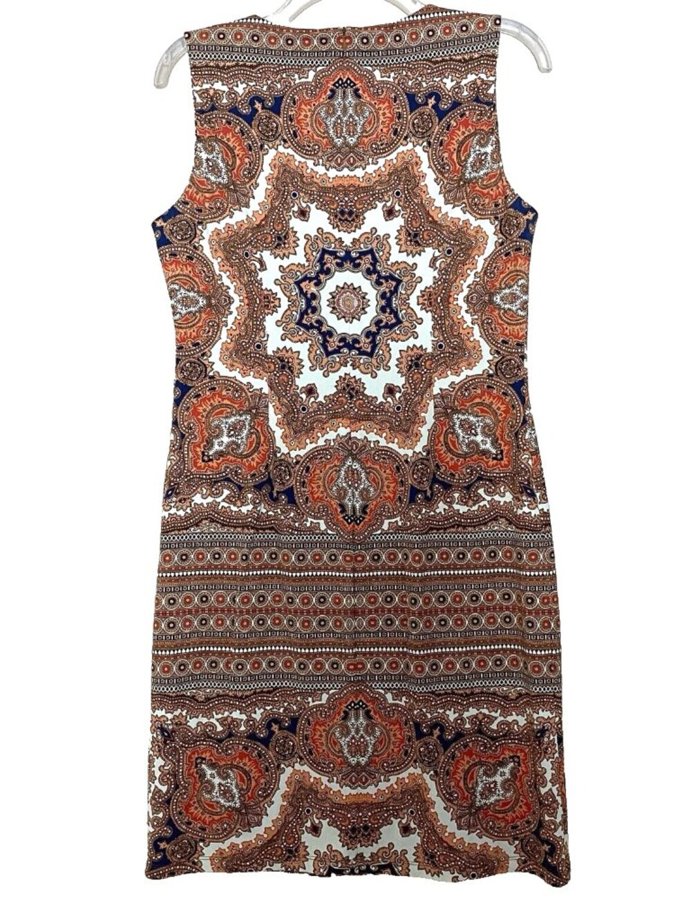 J. McLaughlin Sophia Dress Size Medium Stretch Catalina Cloth Casual Sleeveless